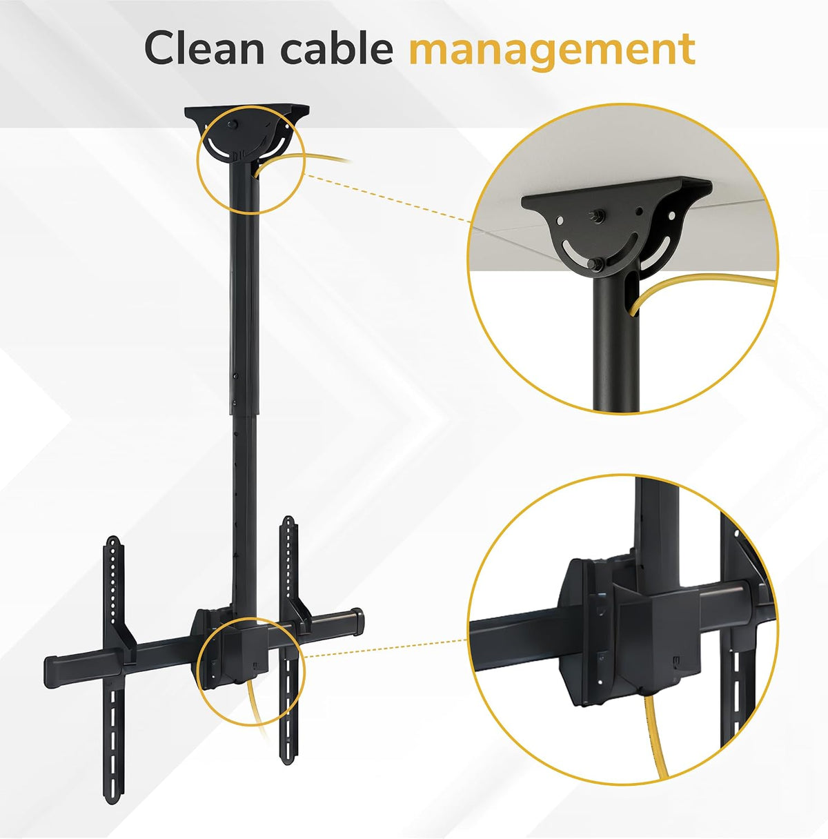 TV Ceiling Mount, 32-75", 110 Lbs, MI-509B