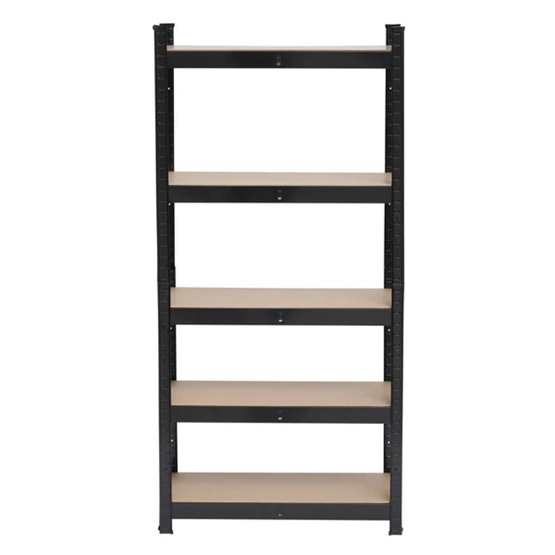 Five-Tier Shelves - Black Sprayed Plastic 150X75X30