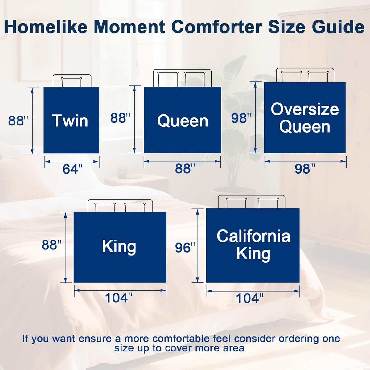 Twin/Twin XL Comforter - Bed Duvet Insert Lightweight