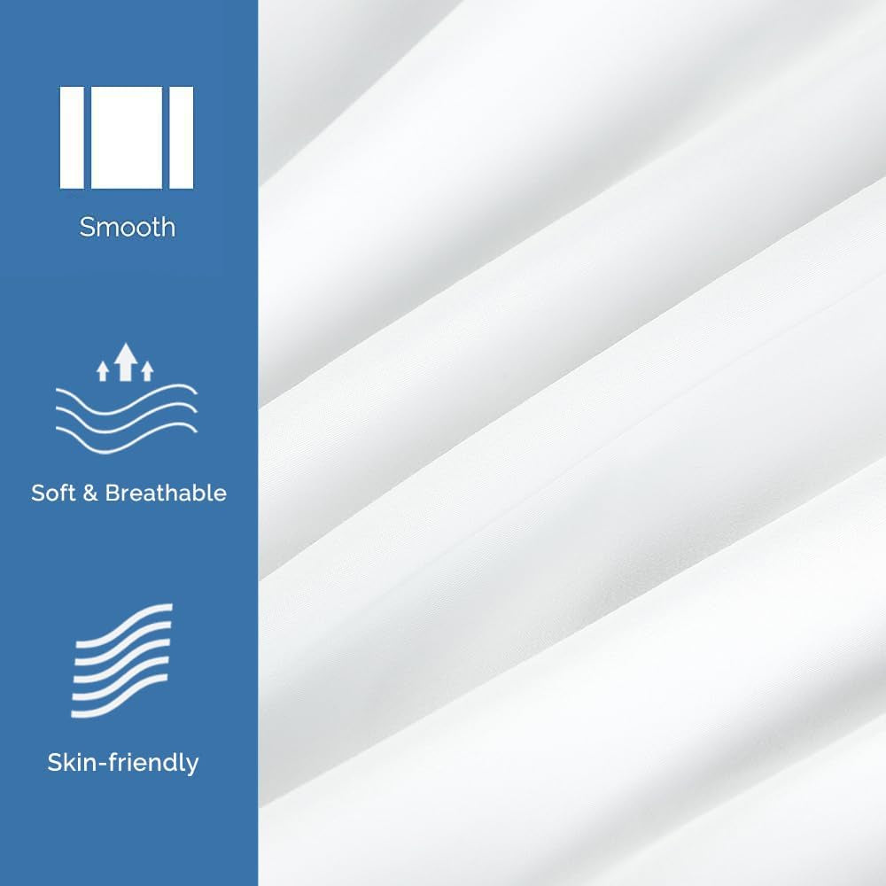 Fitted Sheet for Air Mattress, Easy Inflate, Twin XL, White