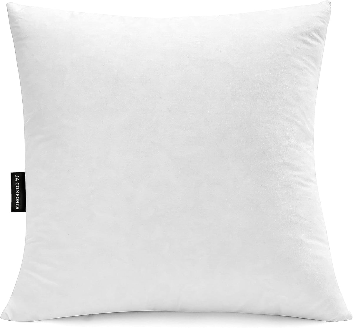 Premium Goose down Feather Throw Pillow Inserts-Set of 1, 63Oz High Filling Weight, 28×28, 5% down Filling, 250 TC Cotton Cover, Square, White