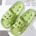 Bathroom House Cheese Slippers Light Weight Water Leaky Beach Flip Flop Non-slip Pool Swimming Aqua Shoes