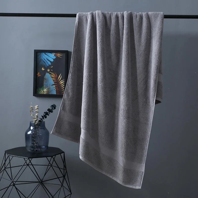 Cotton Bath Towel Adult Soft Absorbent Towels Bathroom Sets Large Beach Towel Hotel Spa Towels For Home