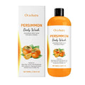 100ml Persimmon Body Wash Exfoliating Shower Gel Moisturizing Skin Cleaning Smooth Soft Body Odor Remover Bath Products