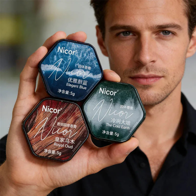 Wood Scented Solid Ointment, Long-Lasting Fragrance, Fresh and Elegant, With a Lingering Scent, Suitable for Dating and Work Use