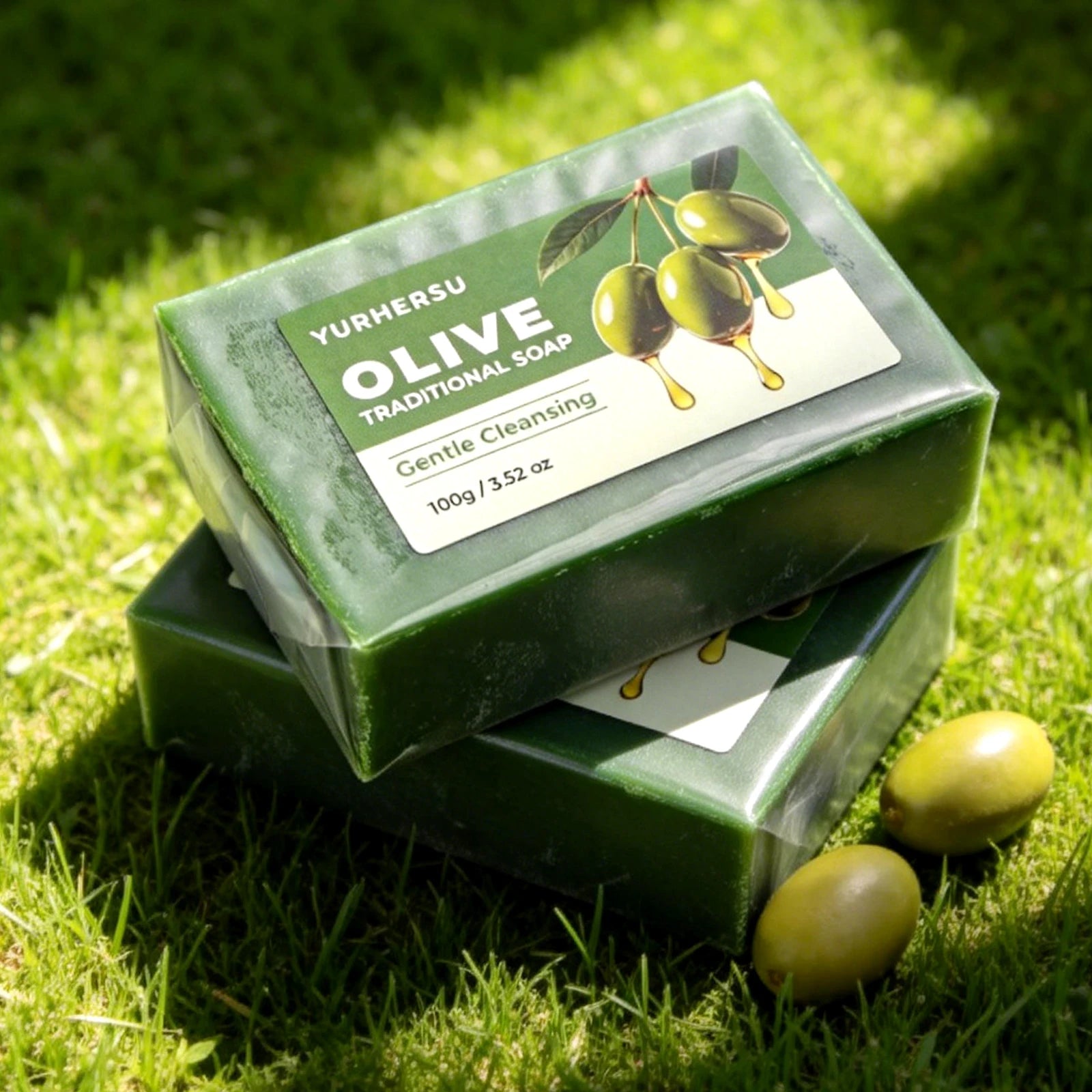 Handmade Olive Oil Soap Nourishing Moisturizing Soap Bar For Face Body  Hair