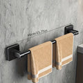 Bathroom Towel Rack Towel Holder Self-adhesive Bathroom Towel Rack Hooks  Bathroom Shelf Without Drilling Towelrack Bathroom