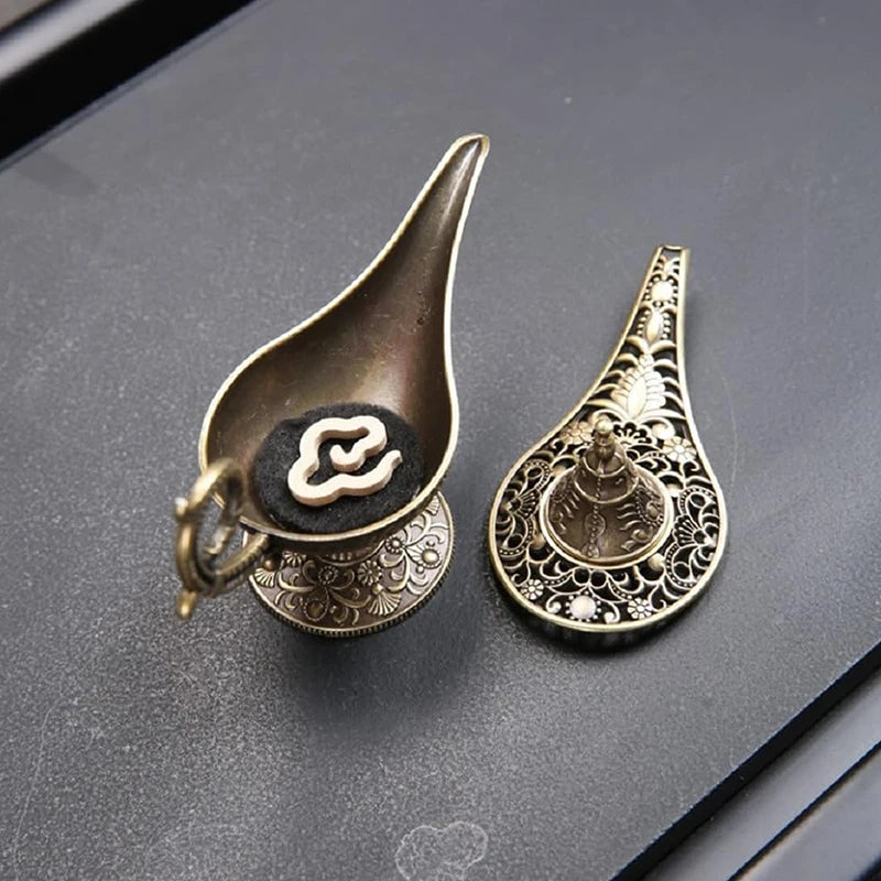 Hot Sale Antique Style Lamp Metal Incense Burner Scented & Unscented Candle Holder Home Decor Gift Arabic Incense Burner