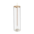 Modern Glass Incense Burner Anti-Ash Flying Incense Holder with Removable Glass Ash Catcher for Home Decor Yoga Meditation
