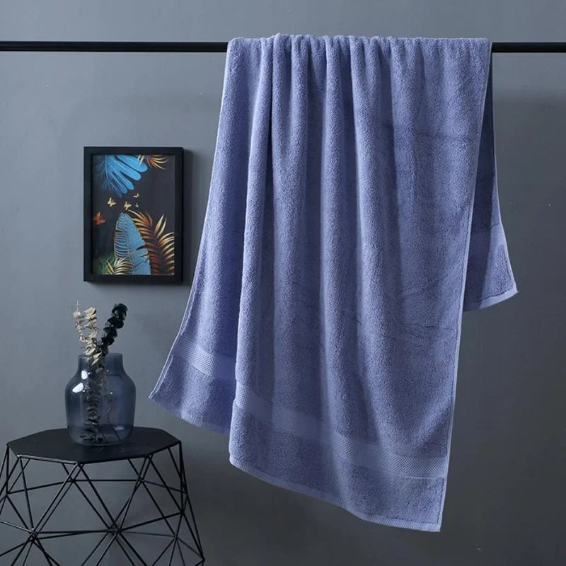 Cotton Bath Towel Adult Soft Absorbent Towels Bathroom Sets Large Beach Towel Hotel Spa Towels For Home