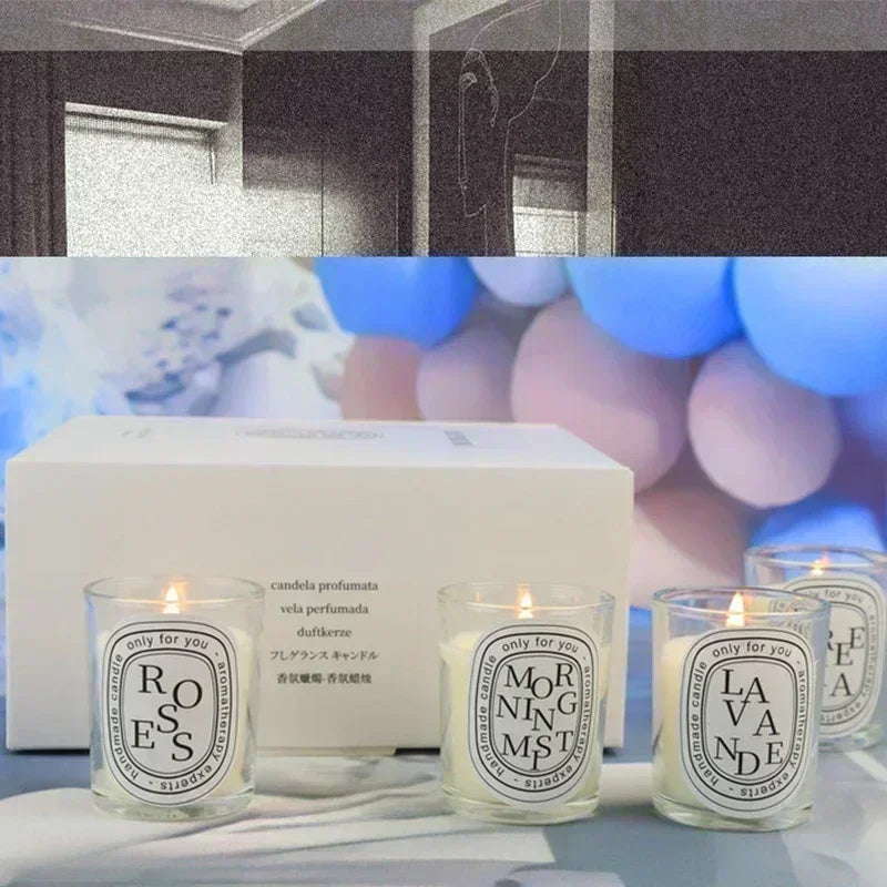 Transparent Romantic Aromatherapy Candle Lamp Gift Aromatherapy Candle Guest Gift Candle Wedding Candle Candle Jar