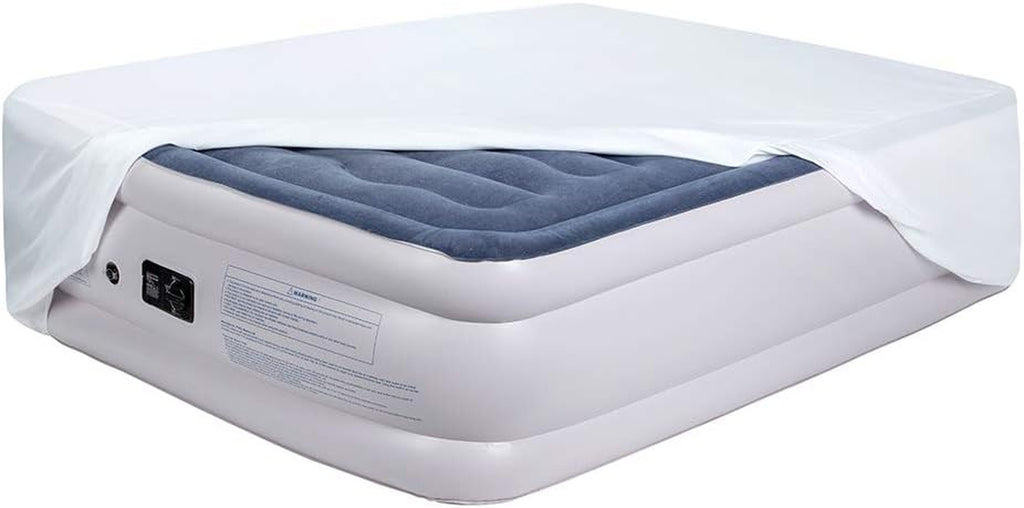 Fitted Sheet for Air Mattress, Easy Inflate, Twin XL, White