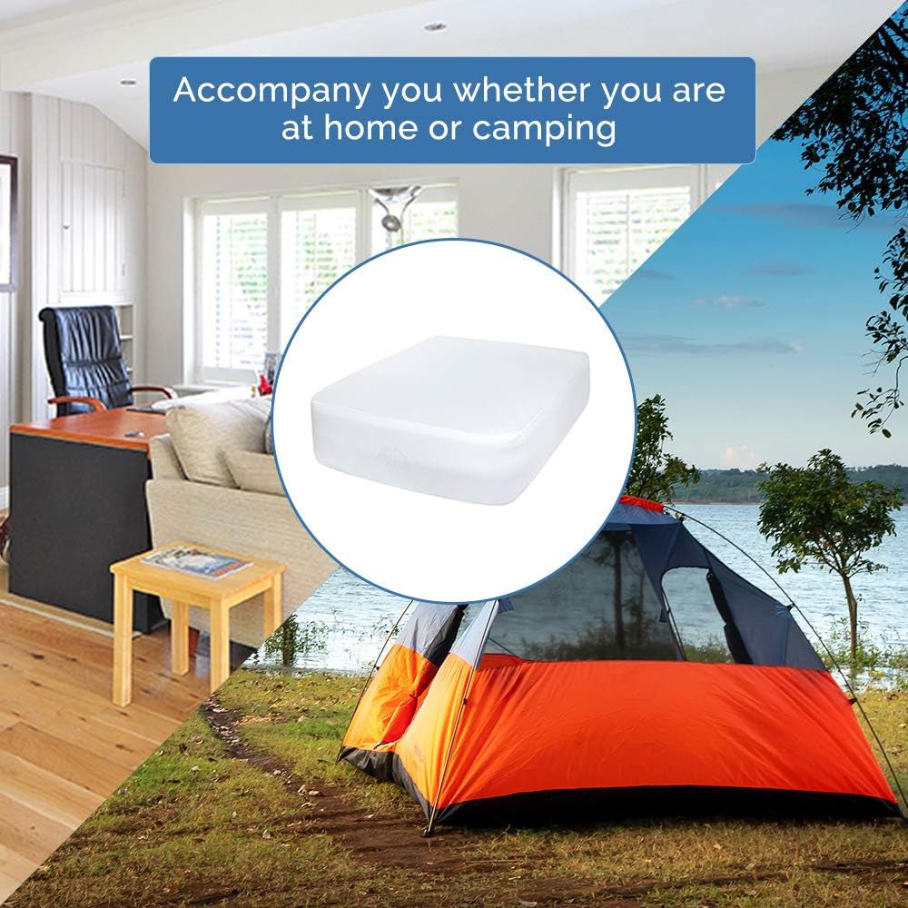 Fitted Sheet for Air Mattress, Easy Inflate, Twin XL, White