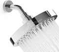 -Luxury Rainfall Shower Head - High-Pressure Showerhead Jets, Rain Shower Head Ant-Clog Silicone Nozzles (1.8 GPM, Deluxe Chrome)